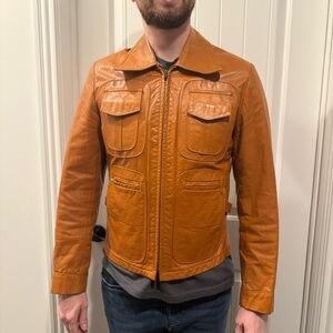 Vintage 1970s leather jacket